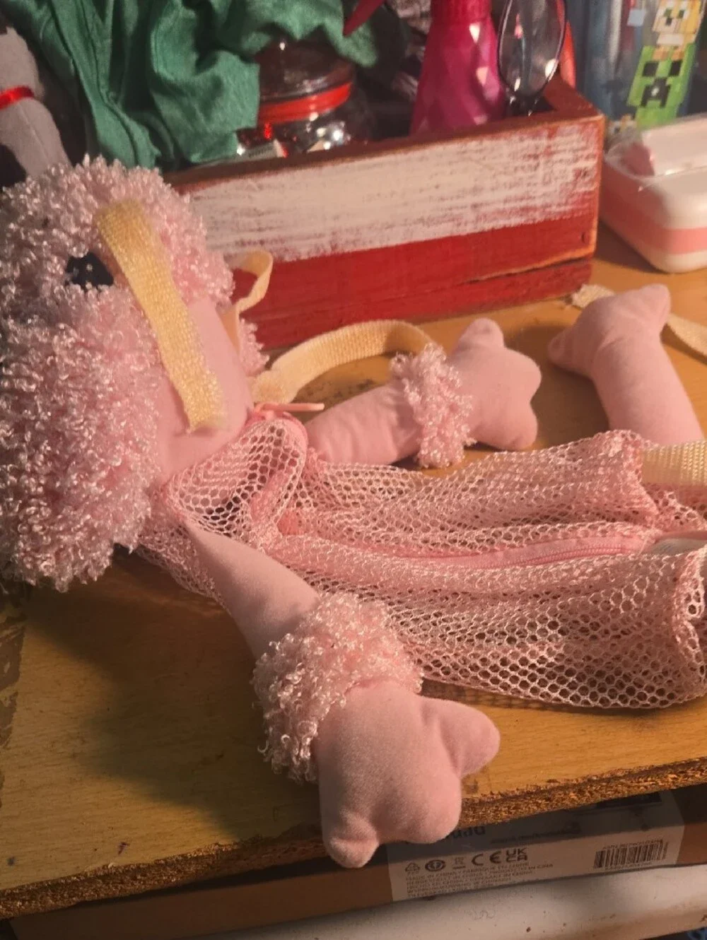 Kids Pink Poodle Backpack